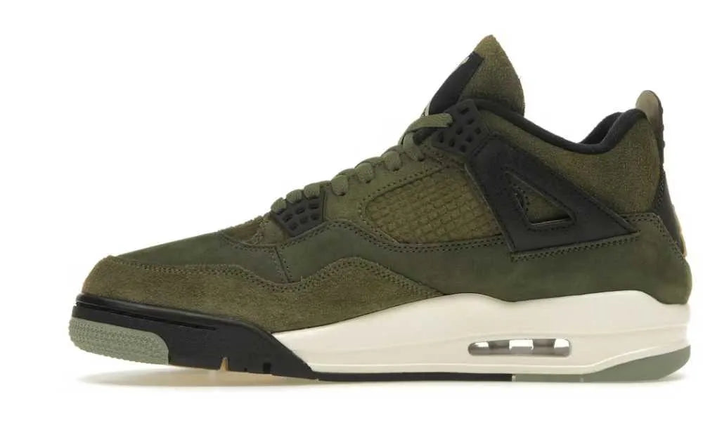 jordan 4 retro se craft medium olive (gs), sneakers,, Air Jordan 4, 2, ,