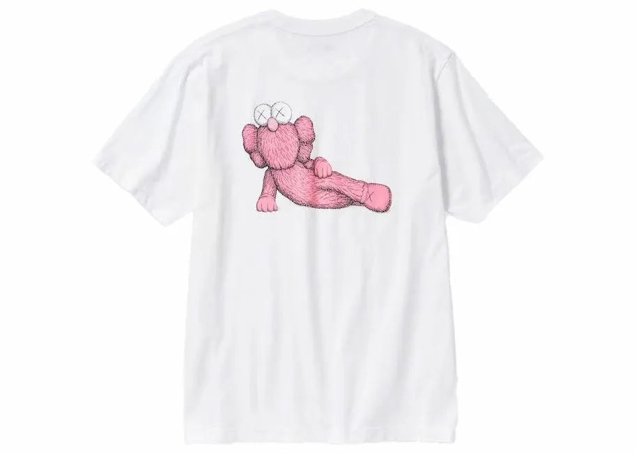 kaws x uniqlo ut short sleeve graphic t-shirt white, streetwear,467774, Kaws X Uniqlo, 1, ,