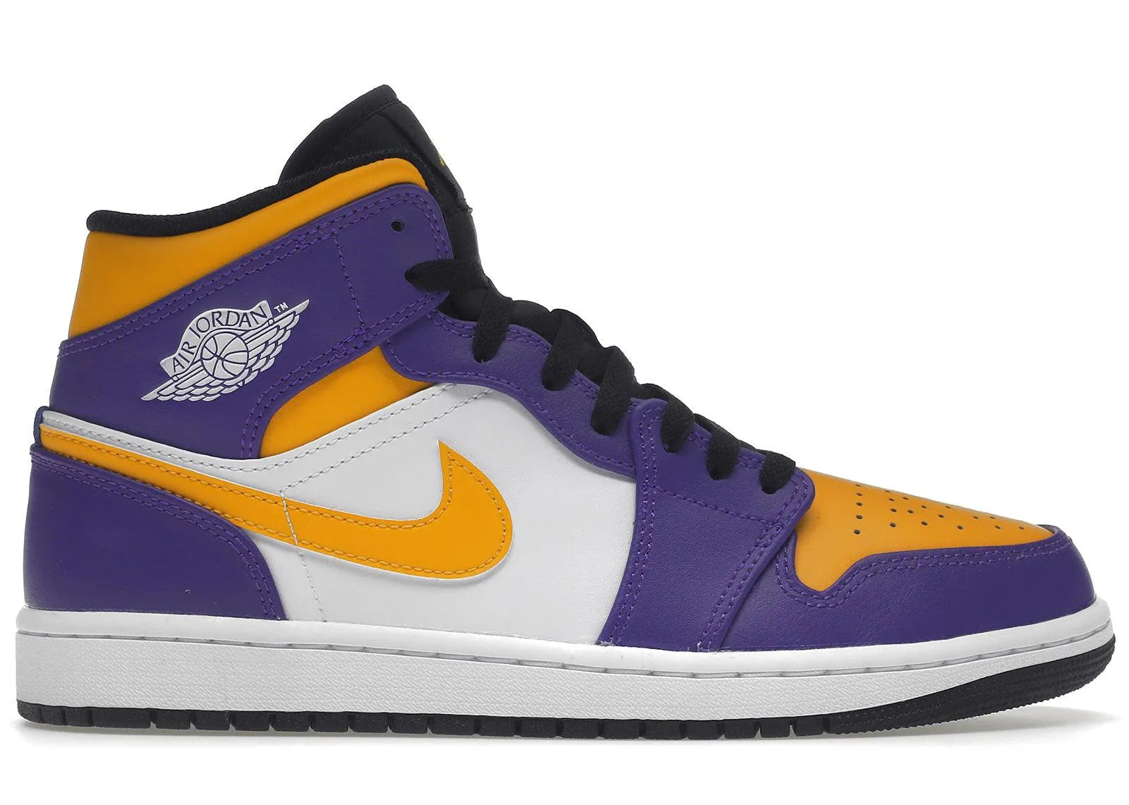 Jordan 1 Mid Lakers (2022), sneakers,DQ8426-517, Air Jordan 1 Mid, 1, 196152218940,