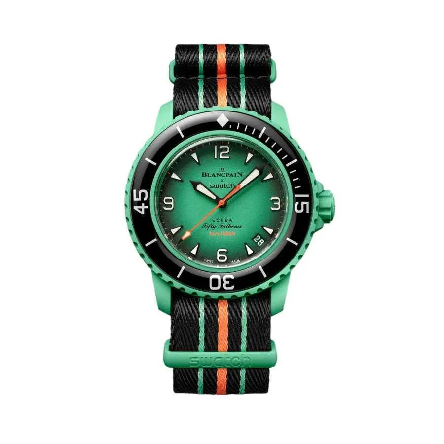blancpain x swatch scuba fifty fathoms indian ocean so35i100 - Belfagorsneakers