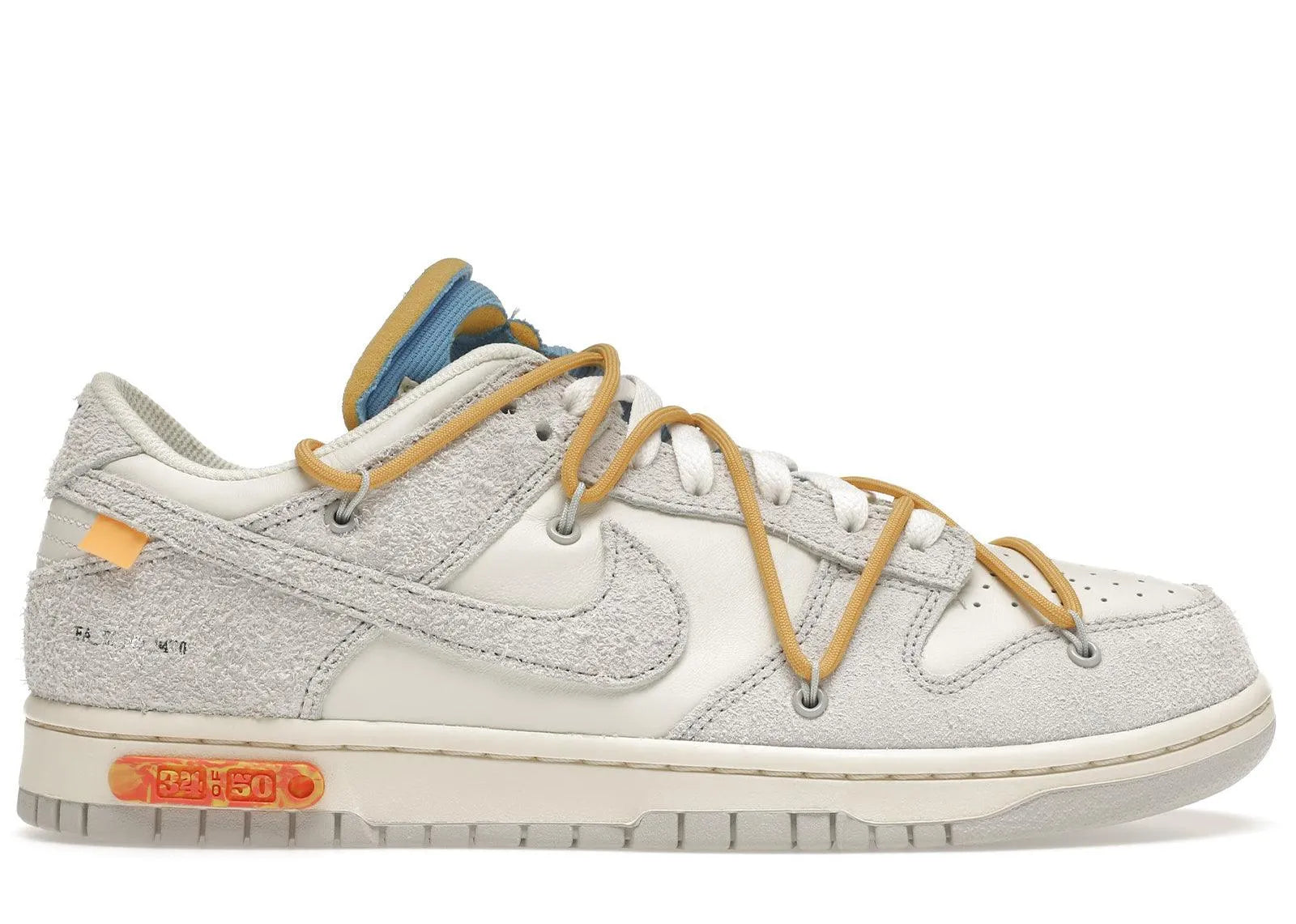nike dunk low off-white lot 34, sneakers,DJ0950-102, Nike x Off White, 1, 195240902259,