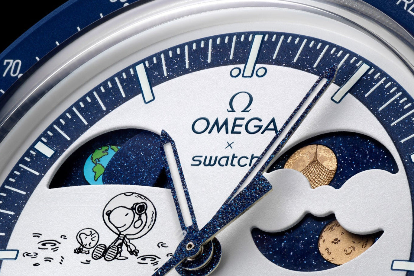 L'incontro tra Snoopy e l'oro lunare, Omega Swatch Mission to Earthphase – Moonshine Gold