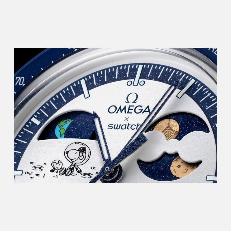 Swatch X Omega MISSION TO EARTHPHASE - MOONSHINE GOLD