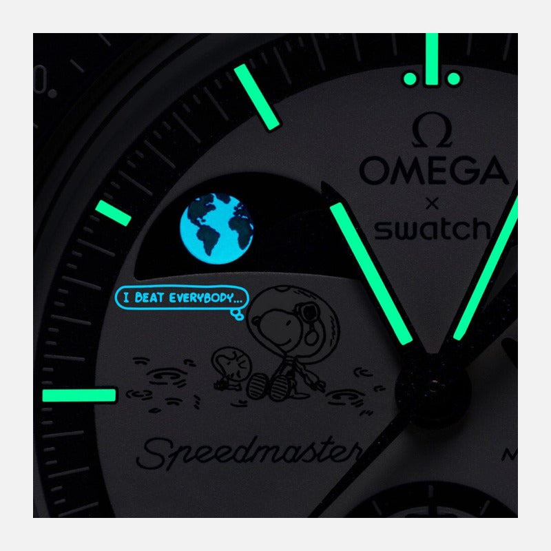 Swatch X Omega MISSION TO EARTHPHASE - MOONSHINE GOLD