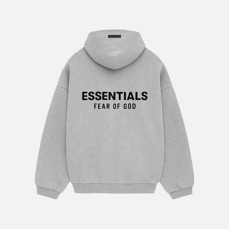 Fear of God Essentials Fleece Hoodie Light Heather Gray