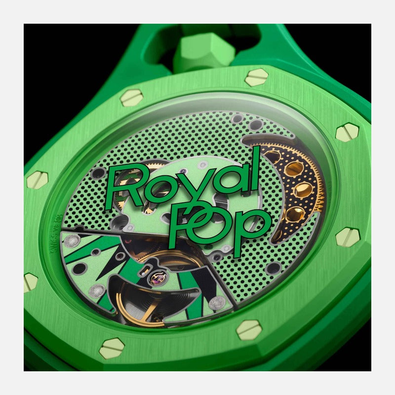 Swatch Royal Pop GREEN EIGHT Audemars Piguet