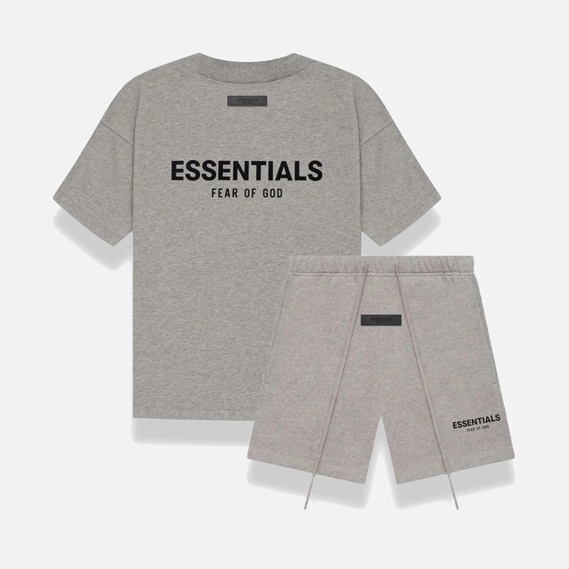 Fear of God Essentials Dark Oatmeal Summer set