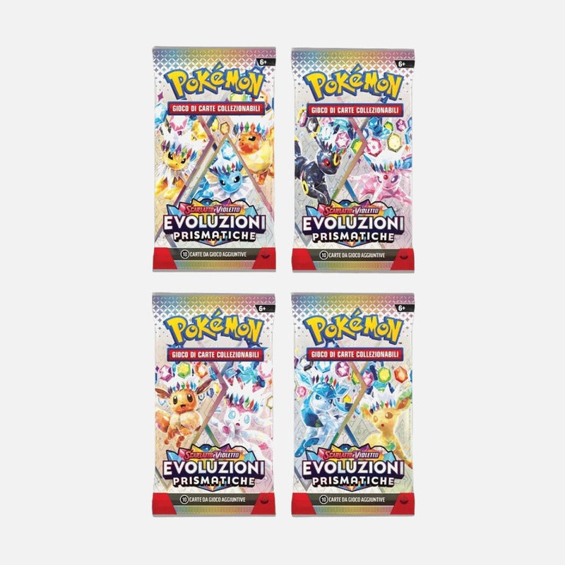Pokémon Evoluzioni Prismatiche Bustina 10 Carte Scarlatto & Violetto ITA
