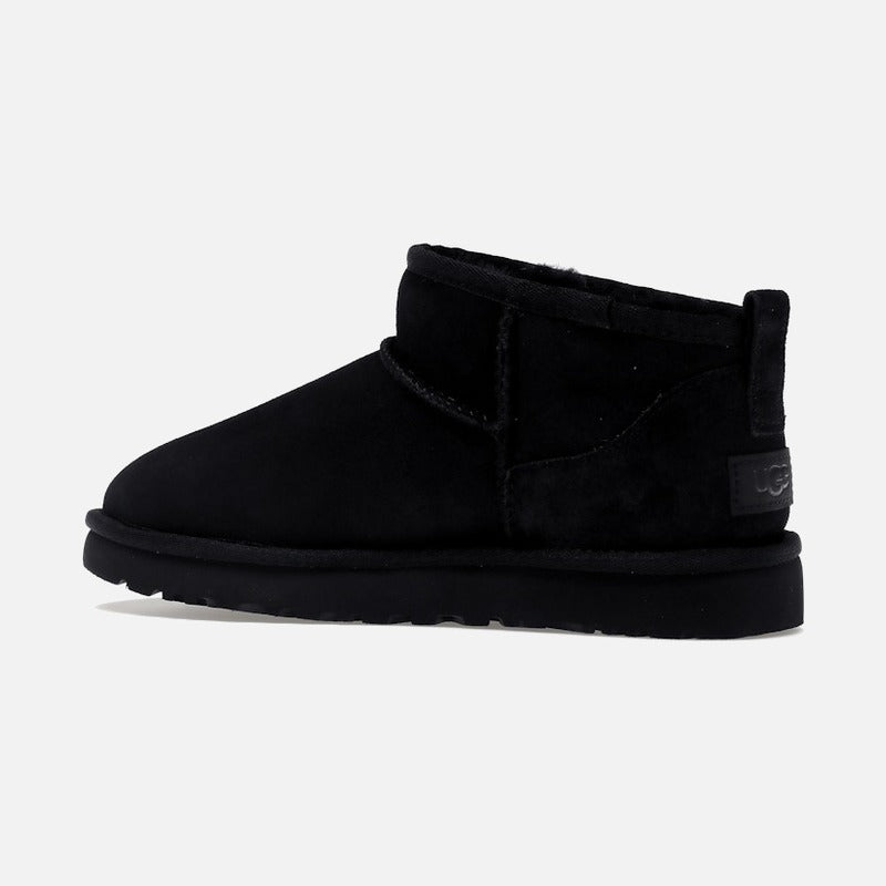 ugg classic ultra mini boot black (women's)