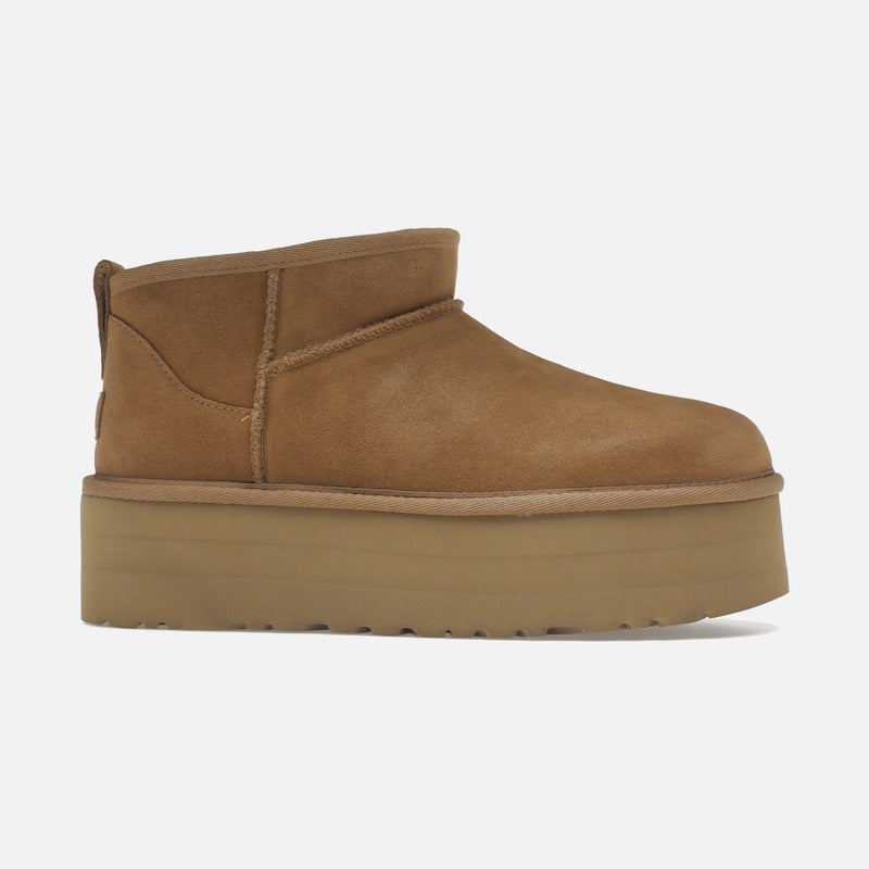ugg classic ultra mini platform boot chestnut (women's)