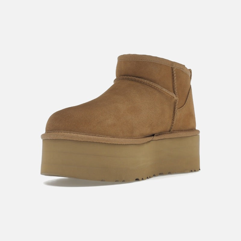 ugg classic ultra mini platform boot chestnut (women's)
