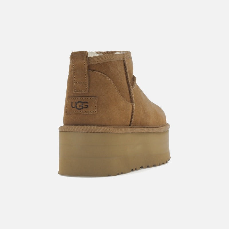 ugg classic ultra mini platform boot chestnut (women's)