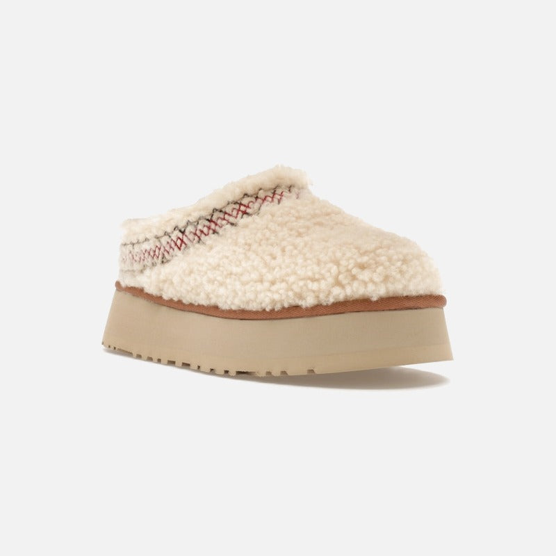 ugg tazz slipper heritage braid natural (women's)