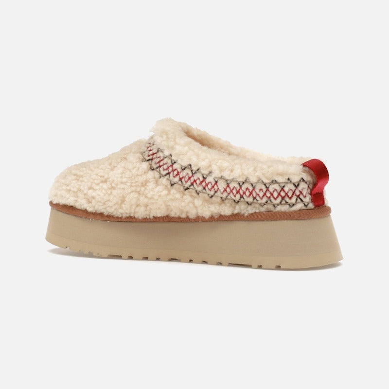 ugg tazz slipper heritage braid natural (women's)