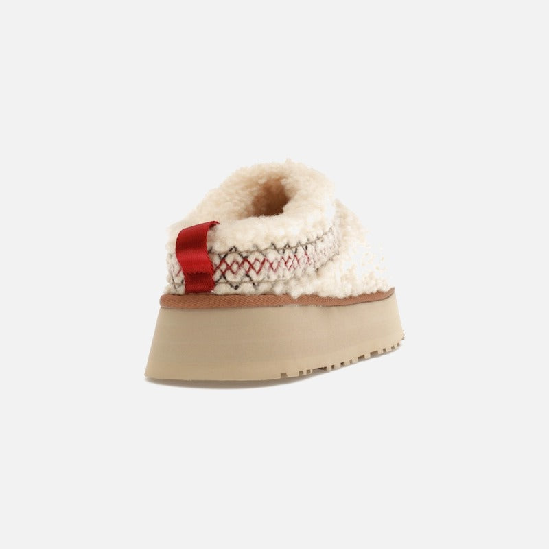ugg tazz slipper heritage braid natural (women's)