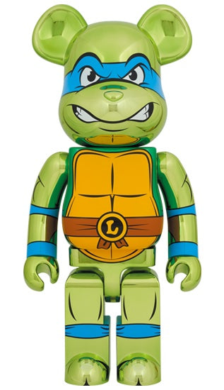 Bearbrick X Teenage Mutant Ninja Turtles LEONARDO Chrome 1000%, collectibles,4530956608846, Bearbrick, 1, ,