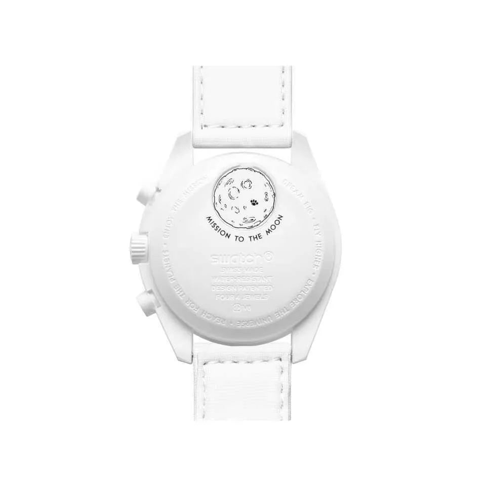 Swatch X Omega Bioceramic Moonswatch Mission To Moonphase Snoopy - Belfagorsneakers