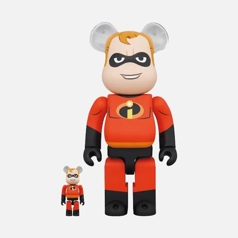 Bearbrick Disney Pixar Mr. Incredible 100% & 400% Set