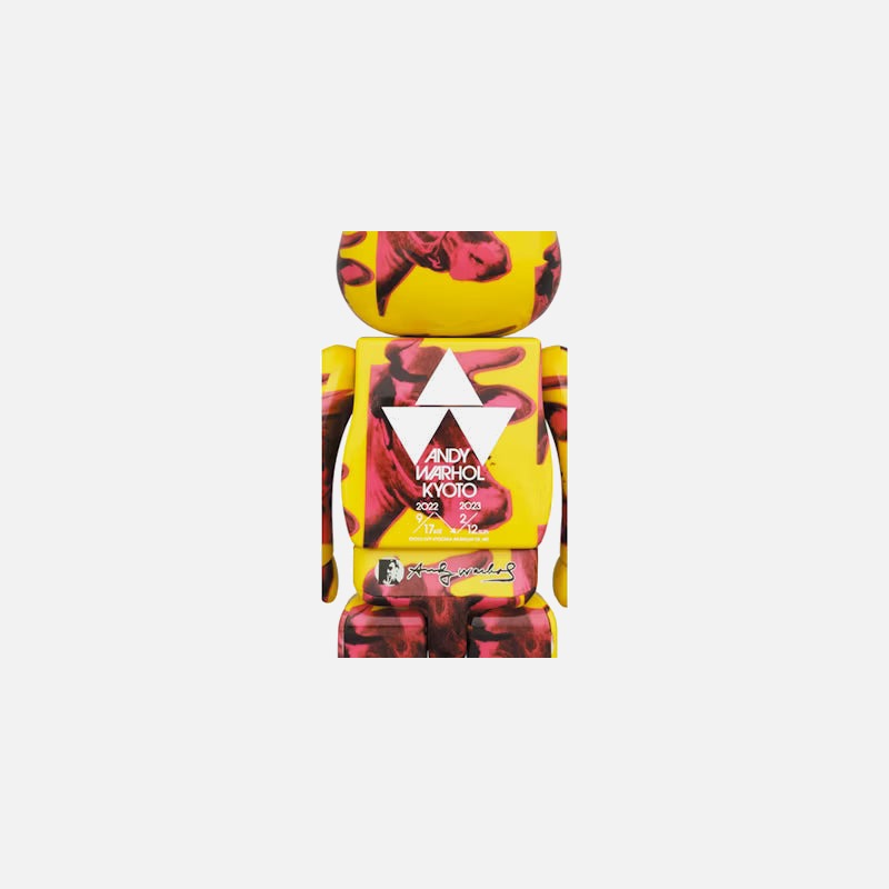 Bearbrick Andy Warhol Cow Wallpaper 100% & 400% Set