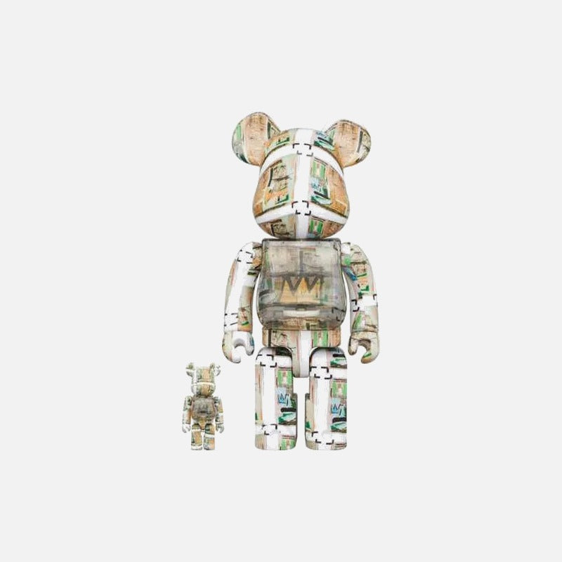 BEARBRICK 100% 400% JEAN-MICHEL BASQUIAT KING PLEASURE