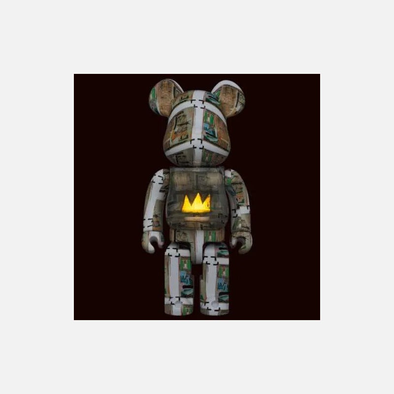 BEARBRICK 100% 400% JEAN-MICHEL BASQUIAT KING PLEASURE