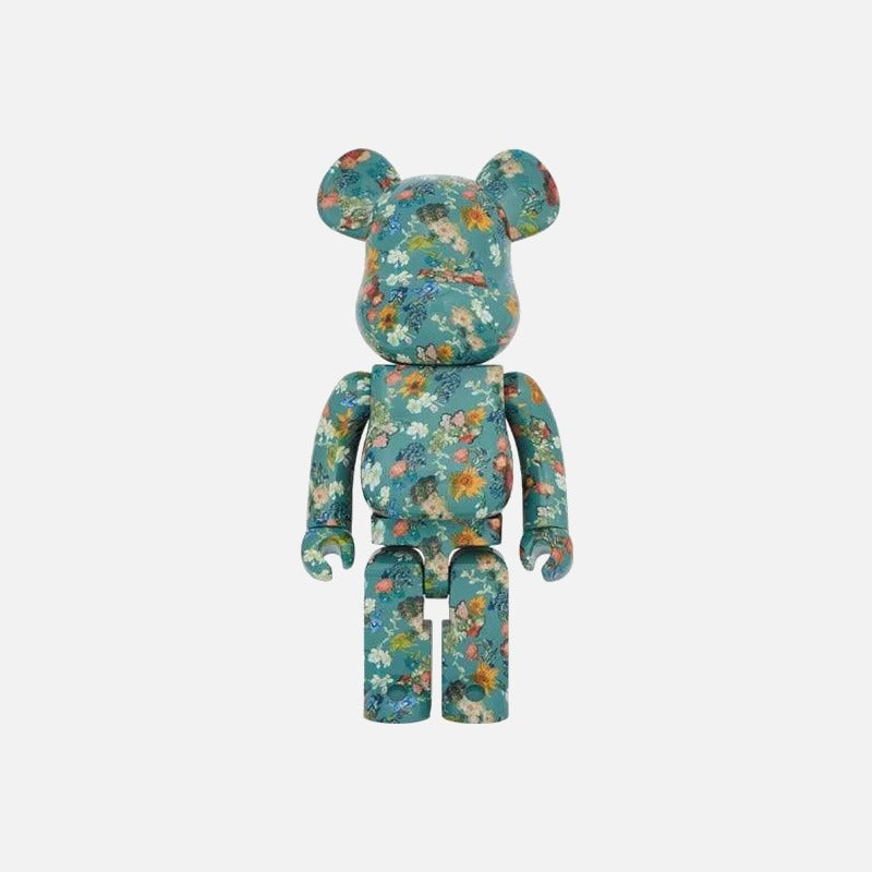Bearbrick X Van Gogh Museum Floral Pattern 50th Anniversary 1000%
