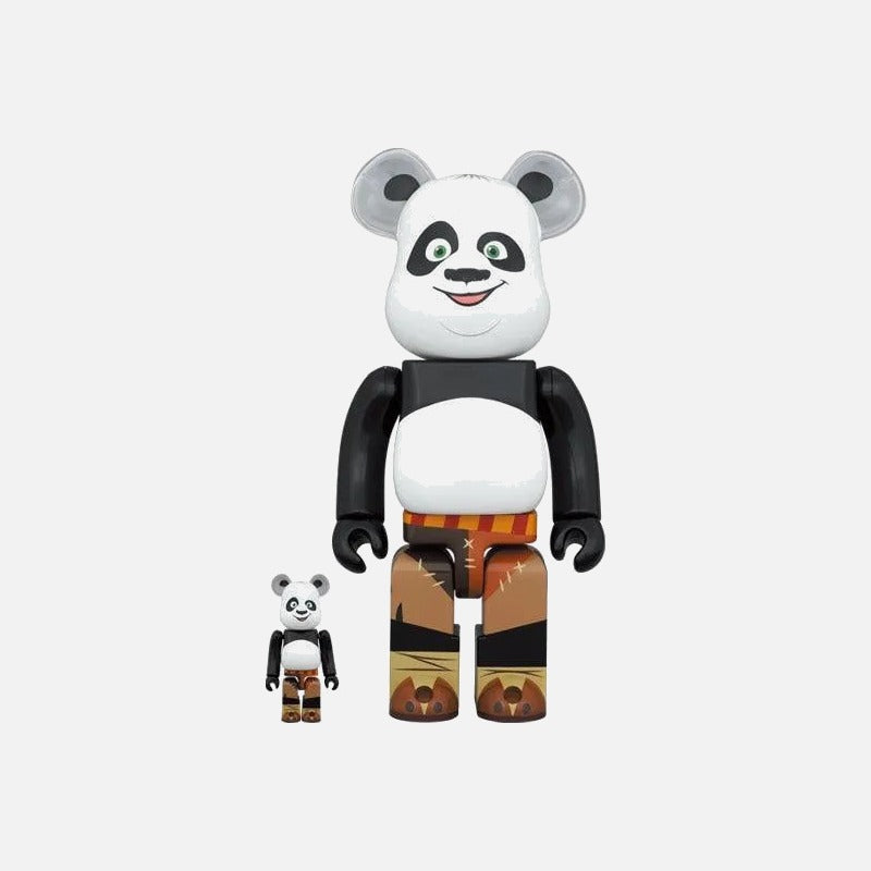 Bearbrick X Kung Fu Panda 100% & 400% Set