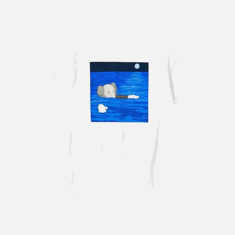 kaws x uniqlo ut short sleeve artbook cover t-shirt white