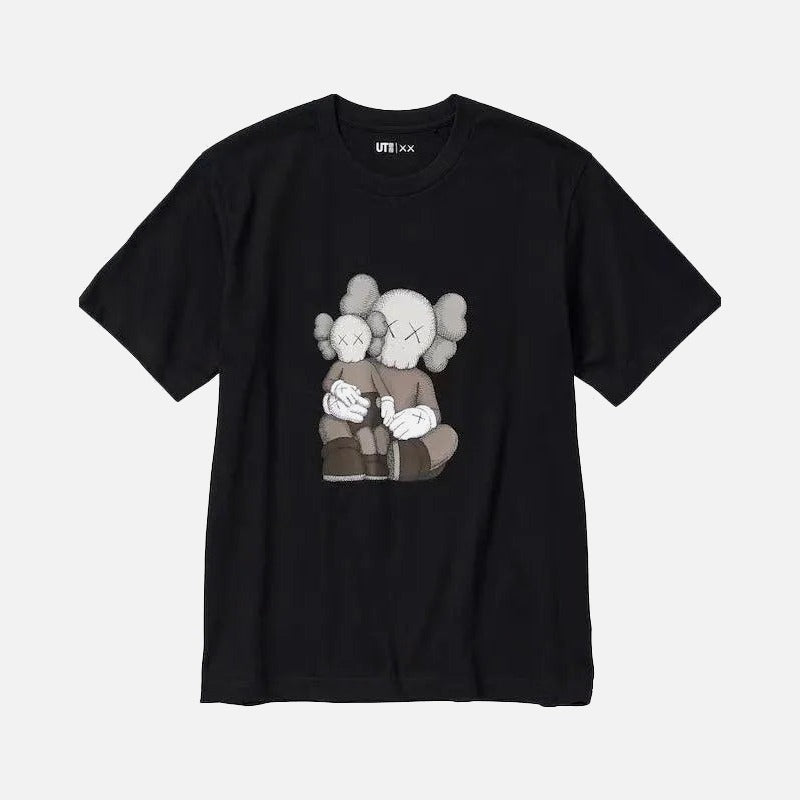 kaws x uniqlo ut short sleeve graphic t-shirt black