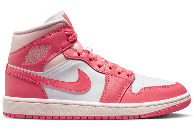 Jordan 1 Mid Strawberries And Cream (Women's), sneakers,BQ6472-186, Air Jordan 1 Mid, 1, 196604359665,