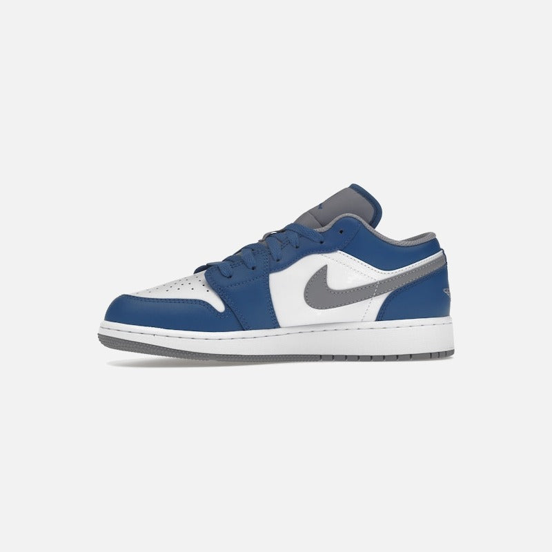 jordan 1 low true blue (gs)