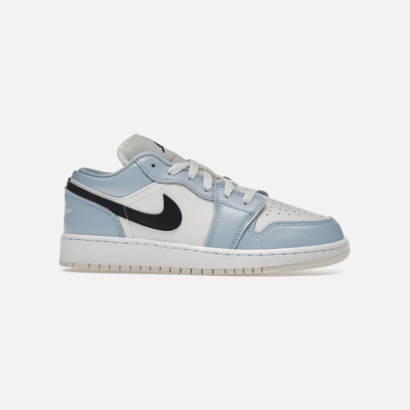 jordan 1 low ice blue black (gs)