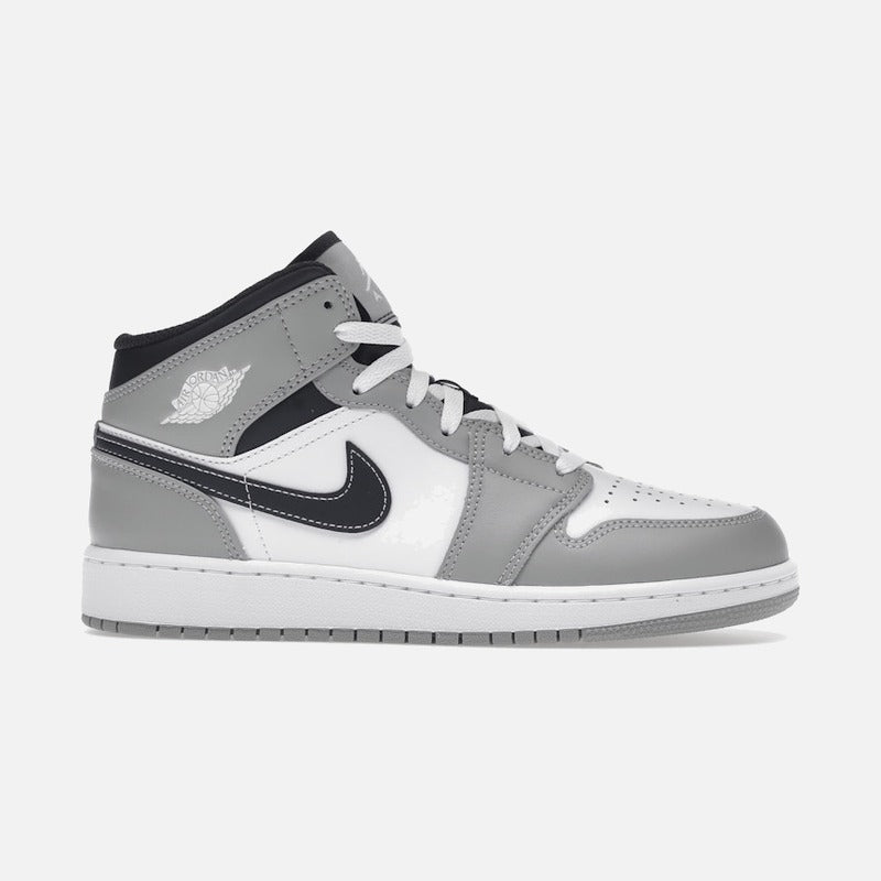 jordan 1 mid light smoke grey (gs)
