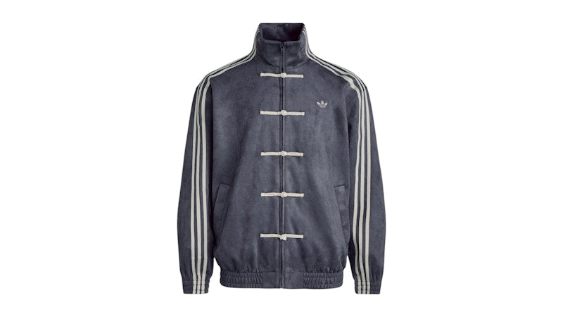 Adidas CTT Chinese Track Top 3.1 Gender Neutral Jacket (Asia Sizing) Dark Grey