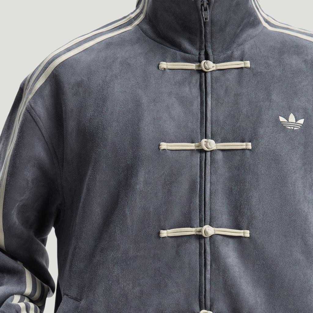 Adidas CTT Chinese Track Top 3.1 Gender Neutral Jacket (Asia Sizing) Dark Grey