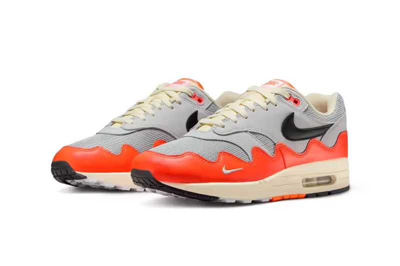 Nike Air Max 1 Patta Waves Hyper Crimson Pure Platinum