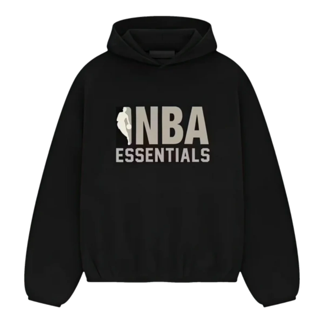 Fear of God Essentials Fleece Hoodie 'NBA Black'