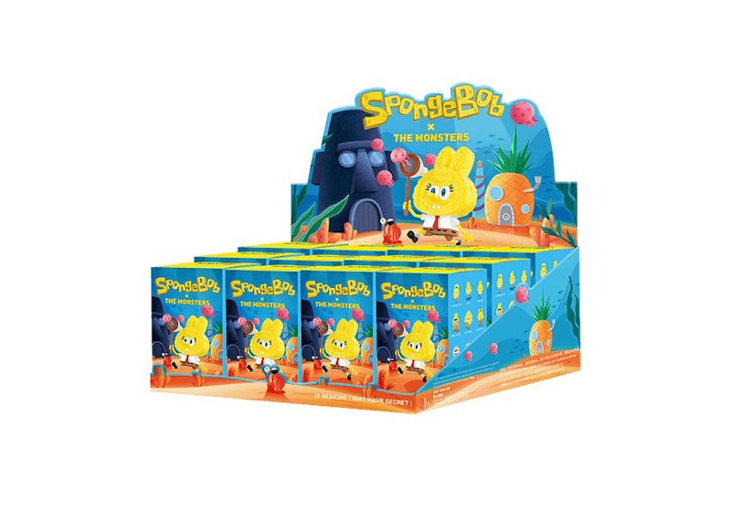 Pop Mart Labubu The Monsters Spongebob Series Sealed Case (12 Blind Box), collectibles,, Belfagorsneakers, 1, ,