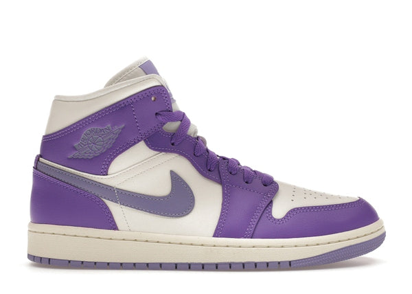 Jordan 1 Mid Action Grape (Women's), sneakers,BQ6472-504, Air Jordan 1 Mid, 1, 196608261995,