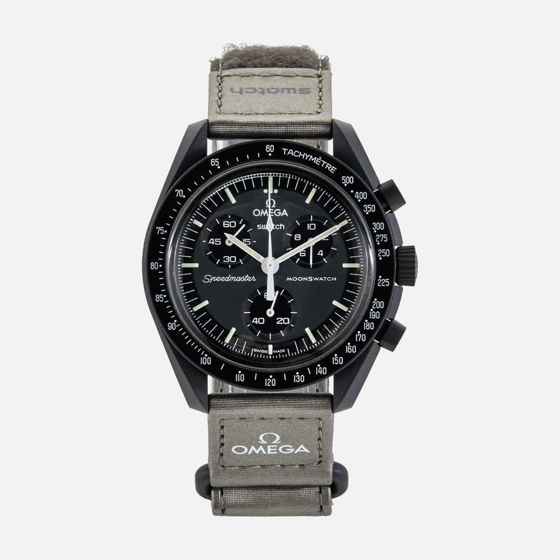 swatch x omega bioceramic moonswatch mission to mercury so33a100