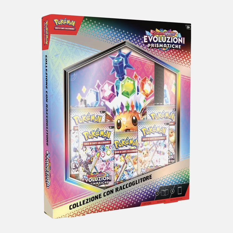Pokémon Evoluzioni Prismatiche ITA/ENG Collezione con Album Raccoglitore