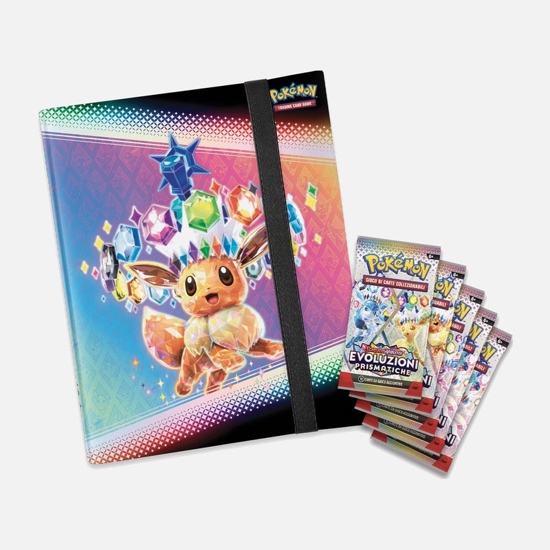 Pokémon Evoluzioni Prismatiche ITA/ENG Collezione con Album Raccoglitore
