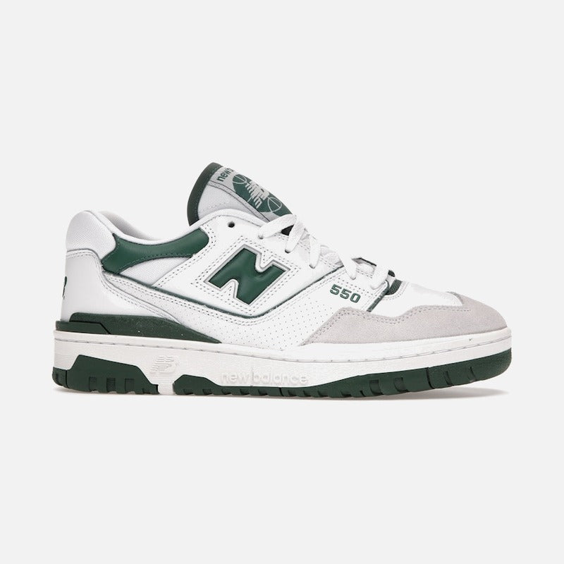 new balance 550 white green