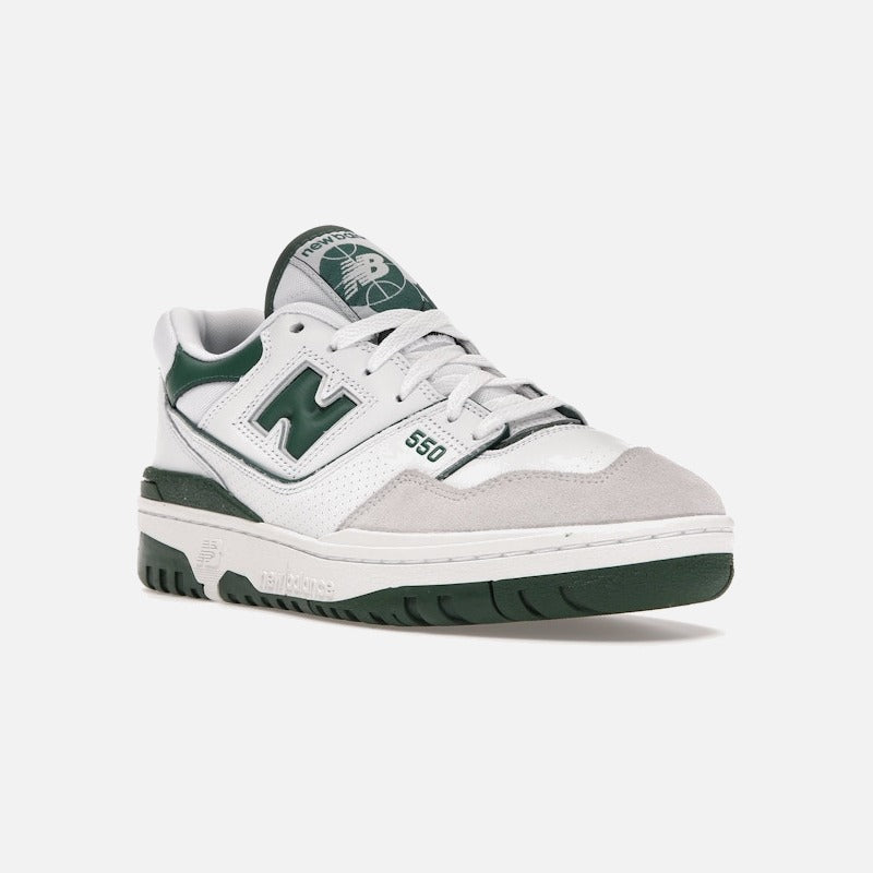 new balance 550 white green