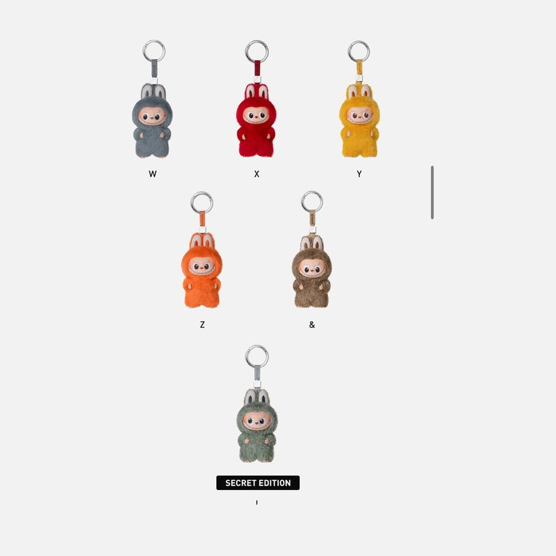 Labubu Pin for Love Series Plush Pendant (N-Z) Single Blind Box