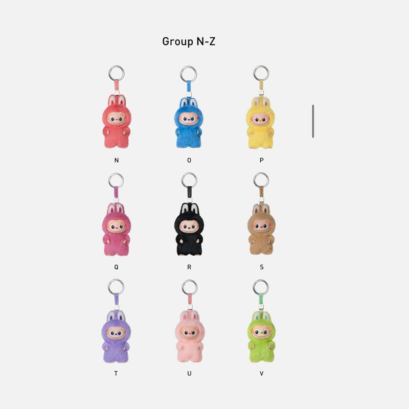 Labubu Pin for Love Series Plush Pendant (N-Z) Single Blind Box