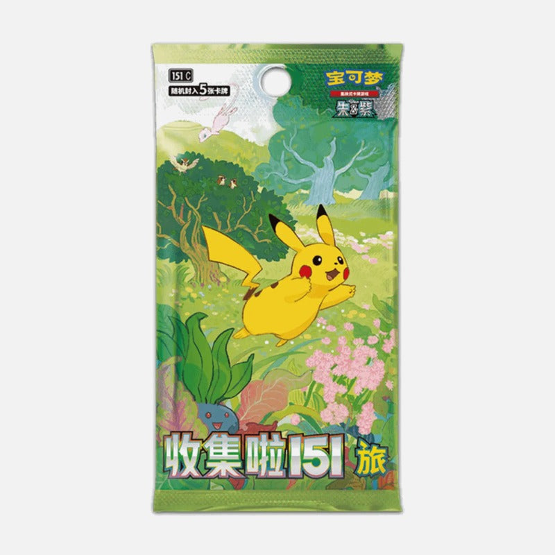 Pokémon Collect 151 Journey (151C) Standard Pack Booster Box (slim) 15*5