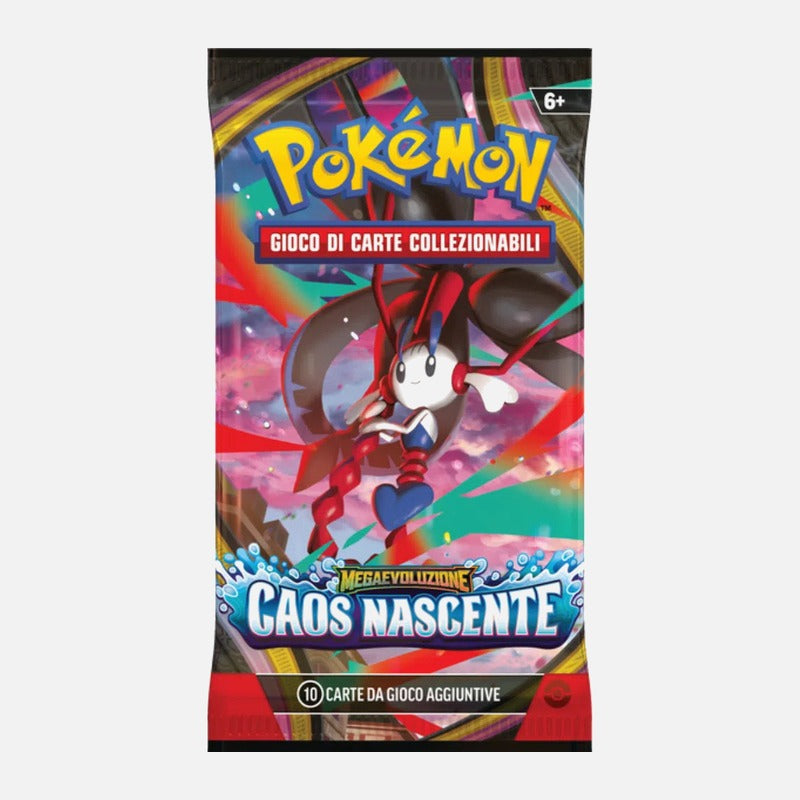 Pokémon Caos Nascente Bustina 10 Carte Mega Evoluzione ITA