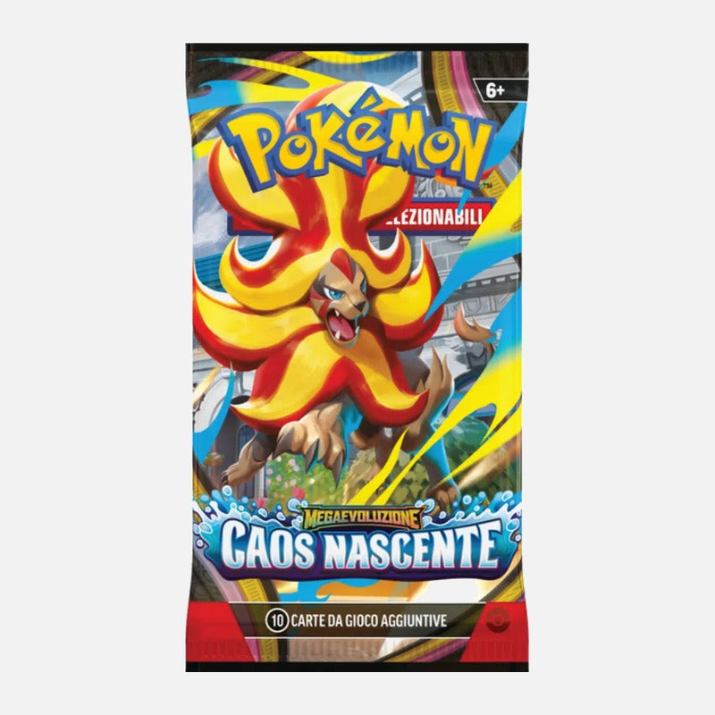 Pokémon Caos Nascente Bustina 10 Carte Mega Evoluzione ITA