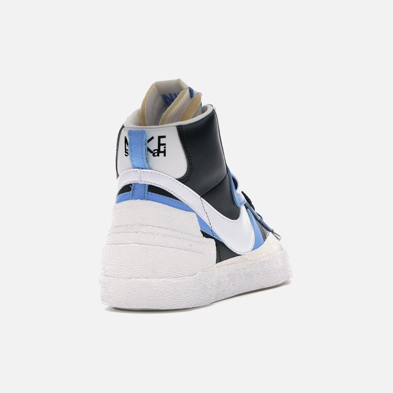 nike blazer mid sacai white black legend blue